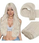 Rambut Manusia Asli 100% Lesttyhair, Kualitas Terbaik, Jahitan Mesin Ganda, Rambut Rusia Tipis Tak Terlihat, Jahitan Ganda, Rambut Cina