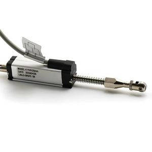 Capteur de déplacement linéaire résistif à ressort KTR 25 mm avec tête de mesure à roue de déplacement - Product Image 1