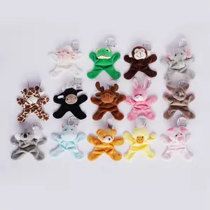 Design sense animal refrigerator magnet soft fill cute animal High quality plush toy home decoration
