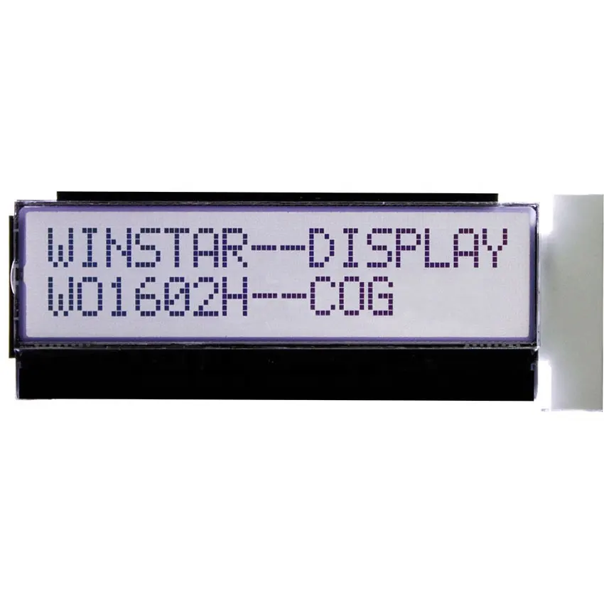 1602 LCD I2C Winstar WO1602H lcd panel 3V 5V power supply 1.91 inch COG LCD Display Module 16x2