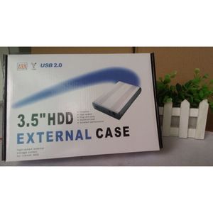 Caja de disco duro externo de 3,5 pulgadas SATA USB 2.0 de plástico para uso en escritorio - Product Image 2