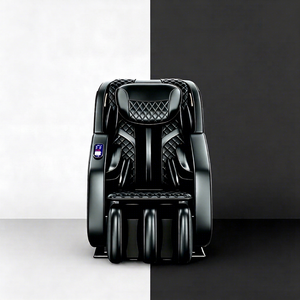 Fauteuil de massage électrique Shiatsu 4D avec fonction chauffante pour tissus profonds, rouleaux pour les pieds, siège inclinable pour spa à domicile, massage complet du corps - Product Image 1