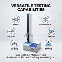 Máquina de Ensayo de Tracción Servoeléctrica de Columna Única Personalizable con Software HK-TEST para Pruebas de Alongamiento por Tracción y Desprendimiento