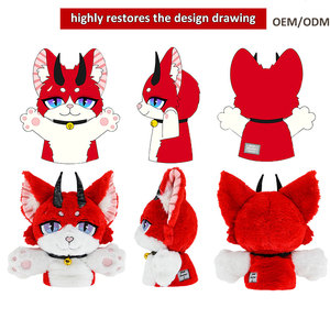 Disfraces de Mascota Personalizados: Guantes de Peluche con Cabeza de Personaje de Dibujos Animados, Marionetas de Mano, Peluches, Patas de Cosplay, Juguetes Educativos - Product Image 3