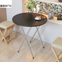 Table pliante carrée portable pour l'extérieur, petite table longue simple pour la maison, vente en gros pour fabricants