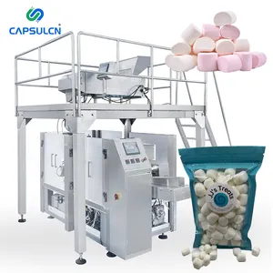 High-speed Automatic Vertical Weighing Filling Cotton Candy Gummy Marshmallow Sealing Packing Machine