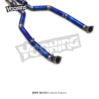 Tuyau d'échappement Catback Valvetronic pour BMW M3 E90 E92 E93 4.0L 2007-2013 Système d'échappement en titane Accessoires extérieurs
