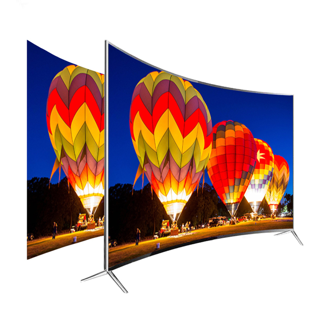 Cheap LED TV 50 55 65 Inch Curved Screen Android Smart TV Television Wholesale