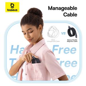 <span class=keywords><strong>Cable</strong></span> <span class=keywords><strong>Baseus</strong></span> Picogo de Carga Rápida Magnética de 240W, Tipo C, <span class=keywords><strong>USB</strong></span> C para iPhone 16 15 - Product Image 6