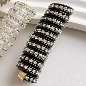 Thời trang sáng bóng đường dây điện thoại tóc Vòng Bện Headband tối giản phụ kiện tóc - Product Image 2