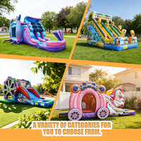 Tobogán Inflable Seco con Temática Pirata, con Pared de Escalada y Rociador de Agua, para Diversión en el Patio Trasero y Uso Comercial