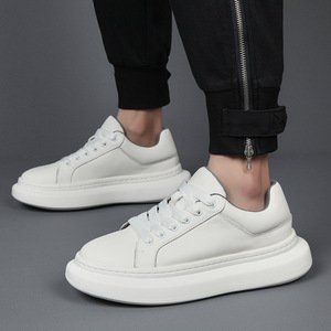 Chaussures de course pour hommes haut de gamme, sur mesure, cousues à la main, à la mode, semelles épaisses, tricotées, anti-odeur, amortissantes, adaptées au quotidien - Product Image 3