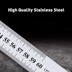 फोस्का सेंटीमीटर और इंच रूपांतरण शासक उच्च गुणवत्ता मोटा साफ़ स्केल स्टेनलेस स्टील शासक सेट 30 सेमी सीधे शासक के साथ - Product Image 2