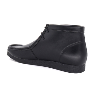 Prix de gros Wallabee Chaussures bateau pour hommes en cuir PU, confortables, mi-montantes, style mocassin décontracté pour la marche - Product Image 3
