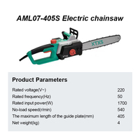 Tronçonneuse électrique industrielle sans balais avec cordon, 1700W, machine à couper le bois, tronçonneuse de 16 pouces pour l'élagage des arbres de jardin
