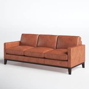 <span class=keywords><strong>Vente</strong></span> directe en usine, pieds en bois massif, boutons, ensemble de canapé de salon, meubles en cuir, chaise simple - Product Image 3