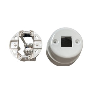 Conector Ethernet Fanton 84019 de 1 Puerto y 8 Núcleos, RJ45, Cerámico Blanco, Montaje en Panel, Sin Blindaje, UTP - Product Image 5