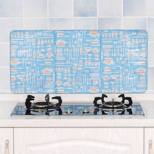 Schermo Paraspruzzi per Piano Cottura a <span class=keywords><strong>Gas</strong></span>, Protezione Antispruzzo in Alluminio Pieghevole, Accessori da Cucina - Product Image 5