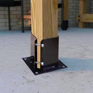 DIY 4 X4 6 X6 verstellbare Metall Stahl Holz <span class=keywords><strong>Deck</strong></span> Zaun pfosten Basis halterung - Product Image 1