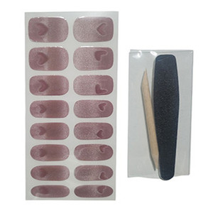 Autocollants pour ongles semi-durcis True Heart, gel UV, uréthane, imperméables, style coréen, emballage en vrac - Product Image 1