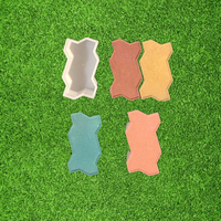 Moule en Silicone Incassable à Démoulage Facile pour Pavés Autobloquants en Caoutchouc Plastique pour Briques de Béton