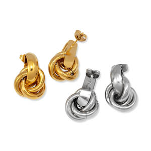 <span class=keywords><strong>Boucles</strong></span> d'oreilles <span class=keywords><strong>multi</strong></span>-<span class=keywords><strong>anneaux</strong></span> en acier inoxydable, hypoallergéniques, haut de gamme et adaptées aux femmes - Product Image 4