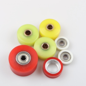 Bánh xe <span class=keywords><strong>Polyurethane</strong></span>, lõi nhôm thép không gỉ, bánh xe PU phủ cao su silicon, OEM tùy chỉnh, cắt chính xác, độ dung sai cao - Product Image 1