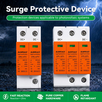 Parafoudre OBO T2 AC/DC SPD, dispositif de protection contre les surtensions 500V 600V 1000V 275V 385V 10/20/40 kA 2P pour systèmes solaires photovoltaïques