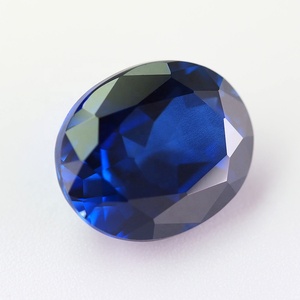 Bleu foncé taille ovale <span class=keywords><strong>spinelle</strong></span> en vrac pierres précieuses pour <span class=keywords><strong>la</strong></span> fabrication de bijoux - Product Image 1