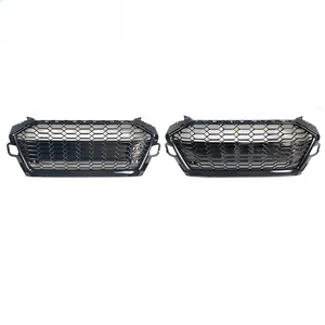 Nuevo estilo RS4 Look Honeycomb Glossy Black Grille Car Parachoques delantero Grill para <span class=keywords><strong>Audi</strong></span> <span class=keywords><strong>A4</strong></span> S4 B9.5 2020 2021 <span class=keywords><strong>2022</strong></span> 2023 2024 - Product Image 5
