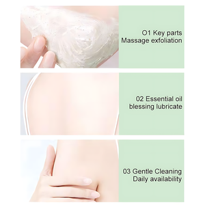 Prix d'usine Soin de la peau biologique Gommage corporel Masque Exfoliant doux Hydratant Effets blanchissants hydratants Parfumé à l'avocat - Product Image 6