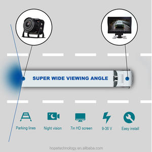 <span class=keywords><strong>1080P</strong></span> AHD siyah Mini metal kamyon kamera 7 inç monitör araba geri yardım dikiz kamera - Product Image 5
