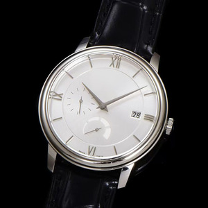 Luxurious, fashionable and classic white dial <b>chronograph</b> power reserve display water-resistant men's business wristwatch - Product Image 2