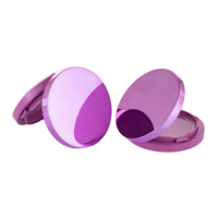 Boîte à coussin d'air ronde double couche personnalisée de 25 g avec miroir, emballage cosmétique pour crème BB, crème CC, couleur nude