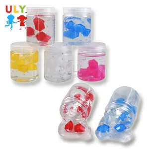 Nieuwe Collectie Crystal Slime Klei Diy Clear Crystal Modder Lijm Slijm Speelgoed Niet Giftig Kids Klei Decompressie Speelgoed Voor Meisjes jongens