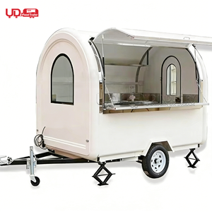 Hot Sale Mobile Kitchen Vendita Friggitoria Pizza Trailer Snacks Hot Dog <strong>Ice</strong> Cream Cart Food Track Food Trailer - Product Image 1