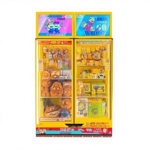 Distributeur automatique de badges, figurines, cartes et boîtes mystères Wen Chuang Guzi avec code QR pour ouverture de porte, machine à cadeaux commerciale - Product Image 1