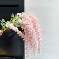 Wisteria artificielle suspendue réaliste en plastique pour la décoration de mariage, la Saint-Valentin, les hôtels, les plafonds, les fêtes, design lotus