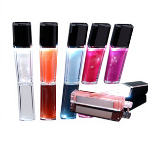 หลอดลิปกลอสแบบหลอดไฟ LED ขนาด 9 มล. ฝาเกลียวพลาสติก - Product Image 1