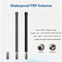 Antenne omnidirectionnelle extérieure étanche en fibre de verre à gain élevé N femelle LoRa LoRaWAN 868 915 MHz Premium pour tour de station de base