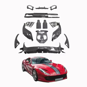 ชุดตัวเครื่องเฟอร์รารีสำหรับเฟอร์รารี<span class=keywords><strong>812</strong></span>แห้งเร็วมาก<span class=keywords><strong>812</strong></span>ตัวกระจายขอบด้านหน้าและสปอยเลอร์กันชน<span class=keywords><strong>812</strong></span> - Product Image 1