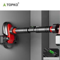 TOPKO Tuyau en acier de haute qualité Porte multifonctionnelle Barre de traction Exercice à domicile Équipement de fitness Tuyau en acier Porte Barre horizontale