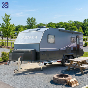 CAMPTRL New Design Mini 23ft 4X4 Offroad <strong>Trailer</strong> Camper Van with Vehicle Washing Facilities <strong>Suit</strong> Family Camping - Product Image 1