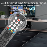 ERF2L36H pour télécommande IR Hisense de remplacement avec boutons NETFLIX PrimeVideo, pour téléviseur intelligent Hisense QLED 43E77KQ 50E77KQ