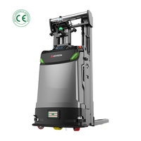 Robot gudang Robot 2000KG CE pergudangan Forklift otomatis susun AGV