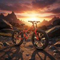 Vélo tout-terrain Tidal Explosions pour adultes, cadre en acier carbone, frein à disque super large 4.0, pour homme et femme, adapté à la plage, à la neige et aux montagnes