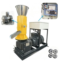 Machine à granulés de biomasse 500 kg/h à commande directe d'usine avec armoire de contrôle et moteur en cuivre pur 37 kW
