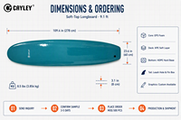 Planche de surf pour débutants, noyau EPS, pont souple XPE, fond rigide HDPE, planche de surf stable pour adultes, surf en vagues de plage, sports nautiques