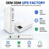 Mini onduleur DC au lithium 10400-16000mAh 5V 9V 12V USB, alimentation de secours ininterrompue pour caméra de sécurité VOIP