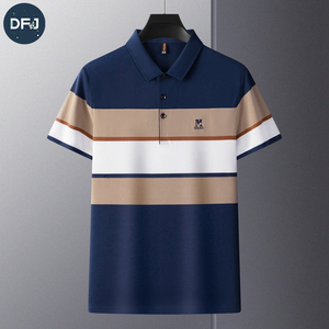 Camisa de Manga Corta Casual de Negocios para Hombre, Tela de Algodón de Alta Calidad, Cuello Elástico, Bordada y Tejida - Product Image 5